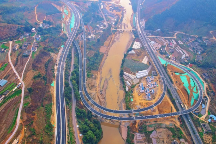 完美收官-公司參建的德會(huì )高速、廣平高速平武段建成通車(chē)！
